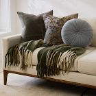 Blue Tapestry Pillow Cover &amp; Throw Set