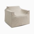 Open Box: Portside Outdoor Swivel Lounge Chair Protective Cover - Raincover Brown
