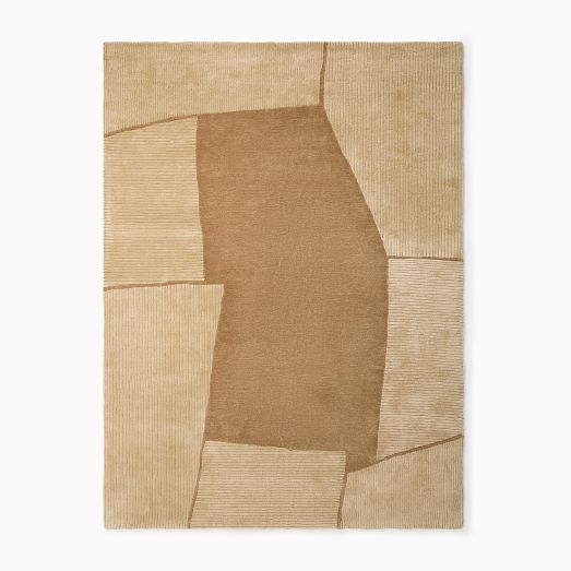 Torn Shape Wool Rug by West Elm