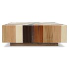 Zora Solid Mahogany Square Coffee Table (43")