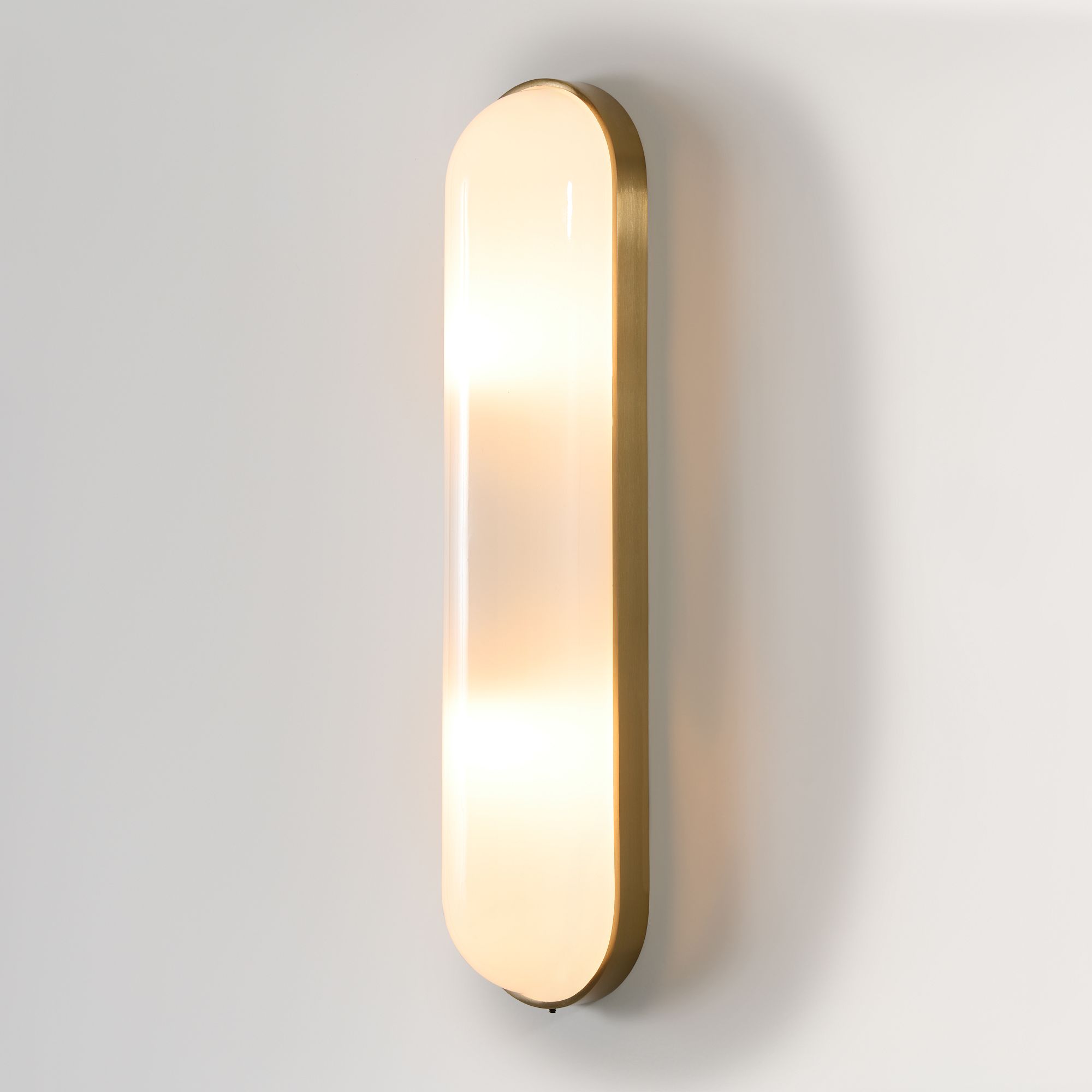 Jones Glass Sconce (5"–18") by West Elm