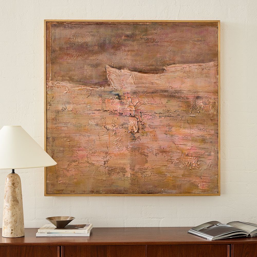 Textured Crackle Paint Wall Art by West Elm