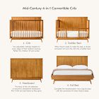 Mid-Century 4-in-1 Convertible Crib