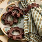 Pierce &amp; Ward Delroy Wood Napkin Ring Sets