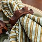 Pierce &amp; Ward Delroy Wood Napkin Ring Sets