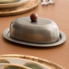 Pierce &amp; Ward Metal Butter Dish
