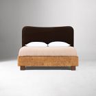 Pierce &amp; Ward Sculpted Burl Wood Bed