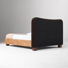 Pierce &amp; Ward Sculpted Burl Wood Bed
