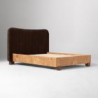 Pierce &amp; Ward Sculpted Burl Wood Bed
