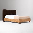 Pierce &amp; Ward Sculpted Burl Wood Bed