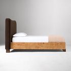 Pierce &amp; Ward Sculpted Burl Wood Bed