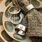 Pierce &amp; Ward Metal Napkin Ring Sets