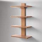 Pierce &amp; Ward Notch Floating Wood Bookshelf (25")