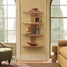 Pierce &amp; Ward Notch Floating Wood Bookshelf (25")