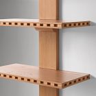 Pierce &amp; Ward Notch Floating Wood Bookshelf (25")