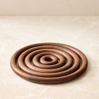 Pierce &amp; Ward Spindle Wood Trivet