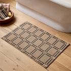 Pierce &amp; Ward Woven Check Bath Mat