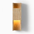 Bruin Travertine Sconce (16")