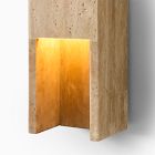 Bruin Travertine Sconce (16")