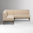 Rafe L-Shaped Dining Banquette (77"&ndash;116")