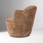 Citrino Shearling Swivel Chair