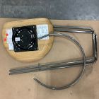 Open Box: Alden Swivel Counter Stool (26.6") - Raw Mango, Mild Steel