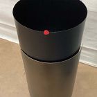 Open Box: Ciro Metal Standing Planter, Tall (12"D, 24"H) - Black/Brass