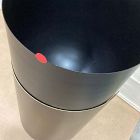 Open Box: Ciro Metal Standing Planter, Tall (12"D, 24"H) - Black/Brass