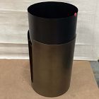 Open Box: Ciro Metal Standing Planter, Tall (12"D, 24"H) - Black/Brass
