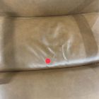 Open Box: Cooper Mid-Century High-Back Leather Swivel Office Chair - Saddle Leather Nut, Dark Bronze