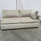 Open Box: Harris Petite Right-Arm 2.5 Seater Sofa - Performance Distressed Velvet Dune