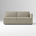 Open Box: Harris Petite Right-Arm 2.5 Seater Sofa - Performance Distressed Velvet Dune