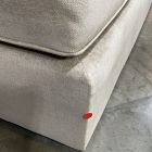 Open Box: Harris Petite Right-Arm 2.5 Seater Sofa - Performance Distressed Velvet Dune