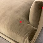 Open Box: Haven Extra Deep Right Arm Sofa Bench - Deluxe Velvet Juniper