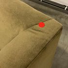 Open Box: Haven Extra Deep Right Arm Sofa Bench - Deluxe Velvet Juniper