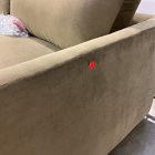 Open Box: Haven Extra Deep Right Arm Sofa Bench - Deluxe Velvet Juniper