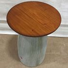 Open Box: Odin Side Table (12.5") - Walnut, Cement