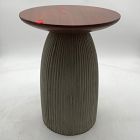 Open Box: Odin Side Table (12.5") - Walnut, Cement