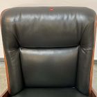 Open Box: Paulo Bent Ply Leather Chair - Parc Leather Black