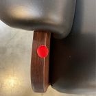 Open Box: Paulo Bent Ply Leather Chair - Parc Leather Black