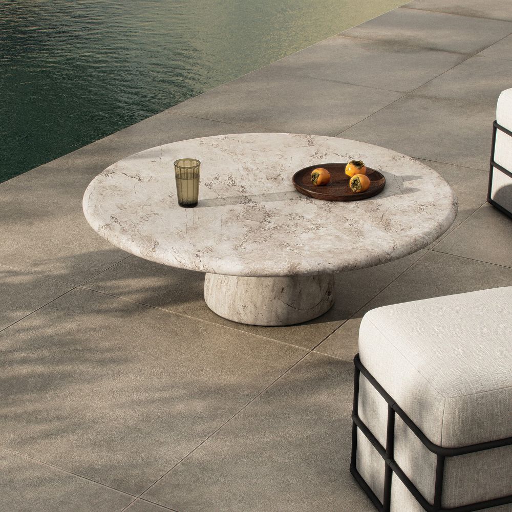Lucette Outdoor Coffee Table (48") by West Elm