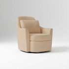 Open Box: Dallas Swivel Chair - Ludlow Leather Sand