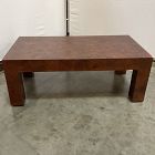 Open Box: Parsons Burl Coffee Table (44"W) - Hickory Burl