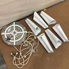 Open Box: Sofia Round 6-Light Chandelier (18") - Ivory/Champagne Bronze