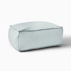 Open Box: Sunbrella® Indoor/Outdoor Cast Pouf - Mist