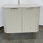 Open Box: Vivien Bar Cabinet (36") - Flax, Light Bronze