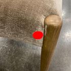 Open Box: Carryn Armless Dining Chair - Altair Mushroom, Toasted Oak