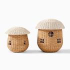 Open Box: Mushroom Baskets, Set of 2 - Natural/Light