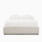 Upholstered Low Profile Bed Frame with Storage Options