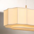 Pelham Scalloped Chandelier (41")